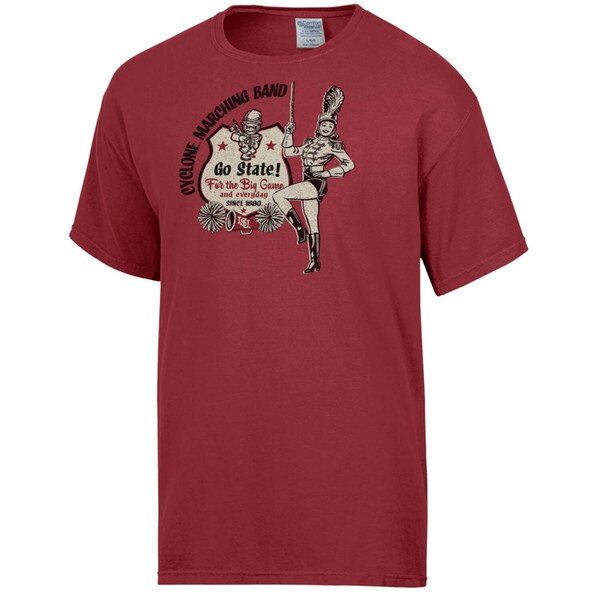 Comfort Wash Marching Band Cy Cardinal Short Sleeve T-Shirt vendor image